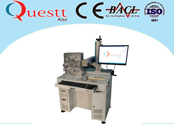 Long Lifetime Fiber Laser Marking Machine 30W Power 3 Axis