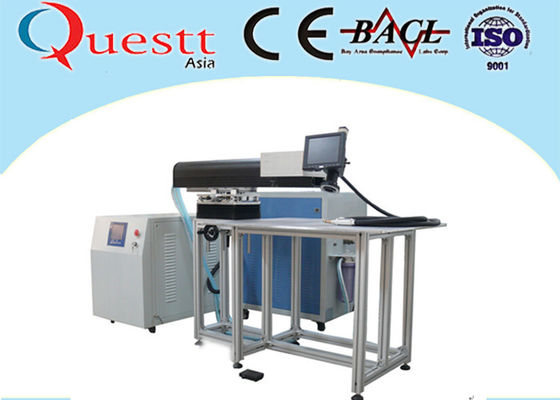 Operação fácil à mão da máquina de soldadura do laser de 400 watts com a cavidade dourada do laser
